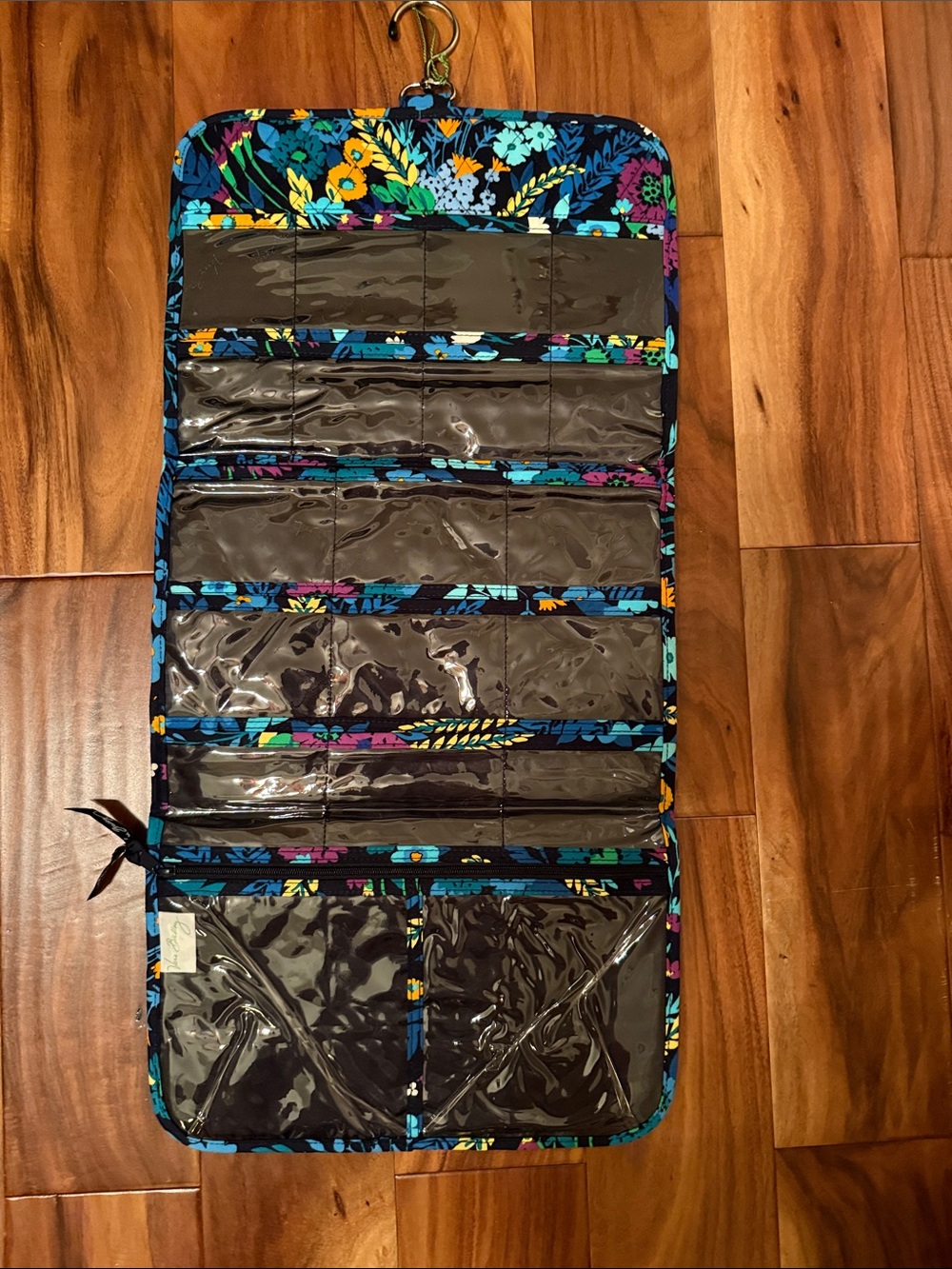 Vera Bradley Hanging Organizer for Jewlery or other in Blue Multi Floral